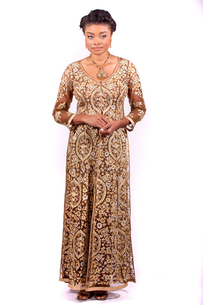 Emroidered Jacket and Trouser Set